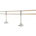 Balettstänger Braig fristående m/hjul 51/41 cm | längd 350 cm | oval profil