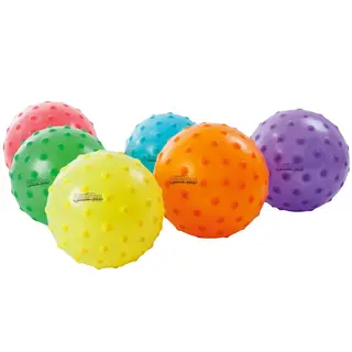 Slomo Bump bollar| 6 st. Set med noppriga bollar | 21 cm