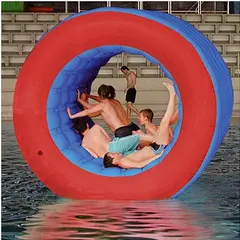 Vattenhjul för bassänglek 2,4 m Bassängtunnel | Stor flytleksak