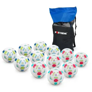 Junior Fotbollsset (12 bollar+ bag) Strl 5 | Lättviktsboll
