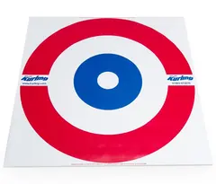 Target Mat för Curling Curlingmatta i vinyl