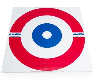 Target Mat för Curling Curlingmatta i vinyl