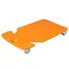 Rullbräda Pedalo Safety Orange 60x35x8cm | Förskola och skola 