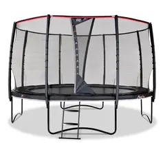 EXIT PeakPro trampoline  svart Diameter 427 cm | Med säkerhetsnät