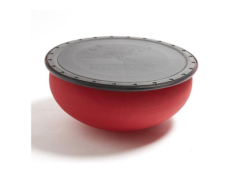 Balansboll Togu Jumper Pro | Giftfri 52 cm | träningsboll i Ruton | Röd 