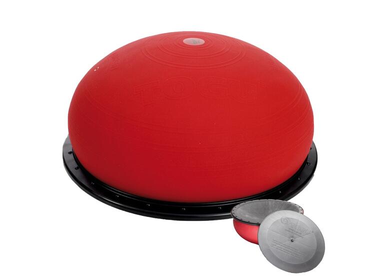 Balansboll Togu Jumper Pro | Giftfri 52 cm | träningsboll i Ruton | Röd 