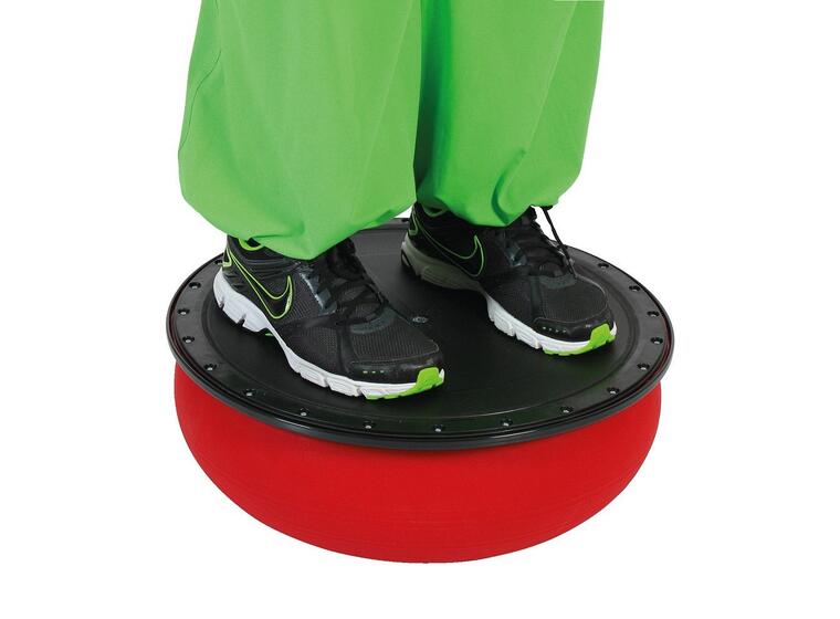 Balansboll Togu Jumper Pro | Giftfri 52 cm | träningsboll i Ruton | Röd 