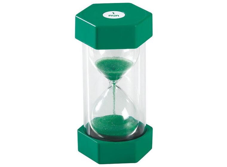 Timglas 1 minut Med färgad sand 
