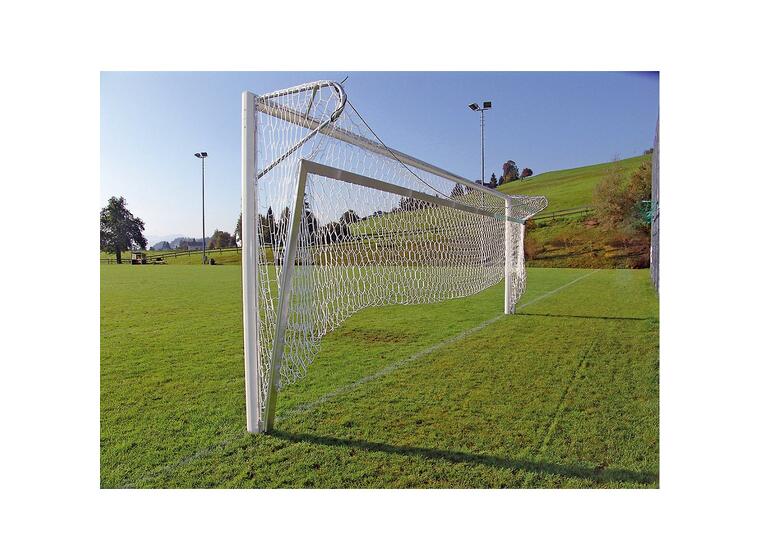 Vikbar markram för fotbollsmål 7,32x2,44 Uppfälbar målram 150 cm djup 