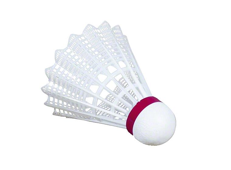 Badmintonboll Shuttle 1000 - 6 st Vit med röd ring - snabb hastighet 