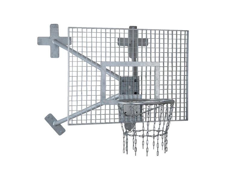 Basketställning vägghängd utomhus Vandalsäker | Fast utomhuskorg kätting 