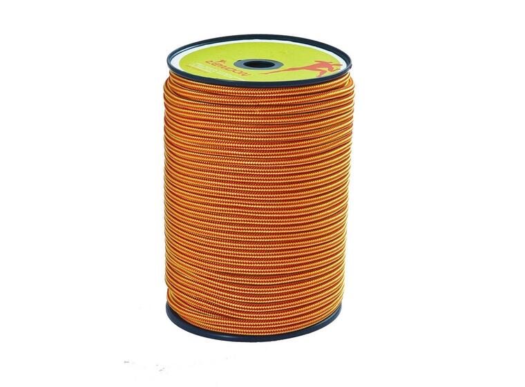 Klätterrep Tendon Accessory Cord 6 mm Rulle med 100 m rep- röd / orange 