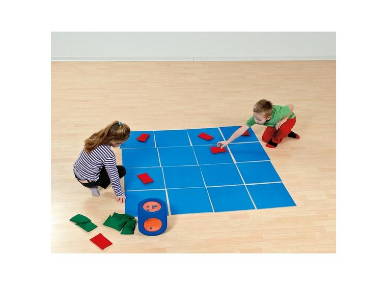 Matematiktärning i EVA skum 21 x 21 cm 6 st fönster med 16 st hål i varje 