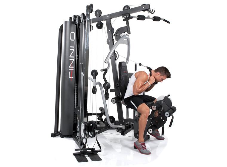 Multigym Finnlo Autark 6600 Latsdrag Butterfly Rodd Bensträck Benböj 