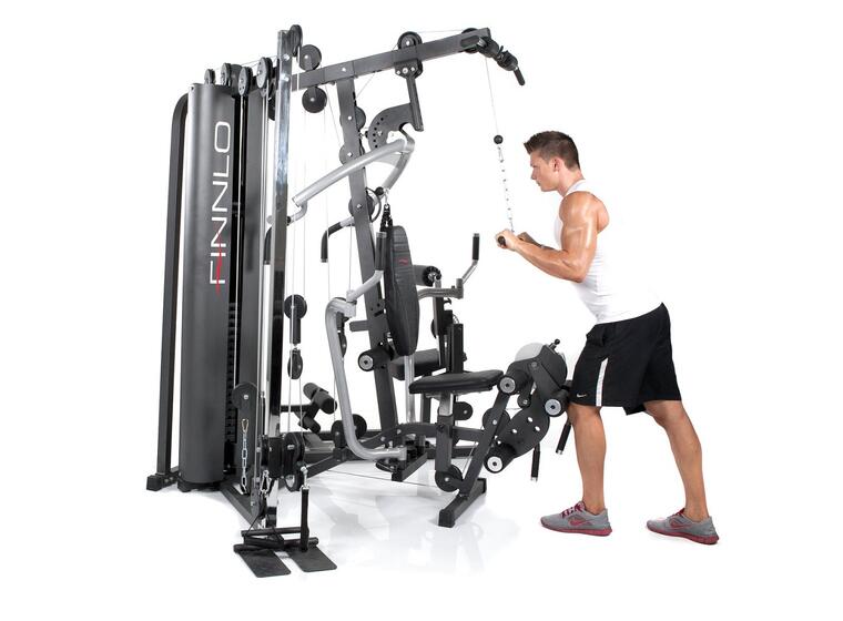 Multigym Finnlo Autark 6600 Latsdrag Butterfly Rodd Bensträck Benböj 