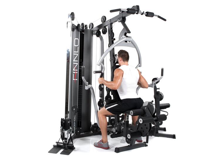 Multigym Finnlo Autark 6600 Latsdrag Butterfly Rodd Bensträck Benböj 