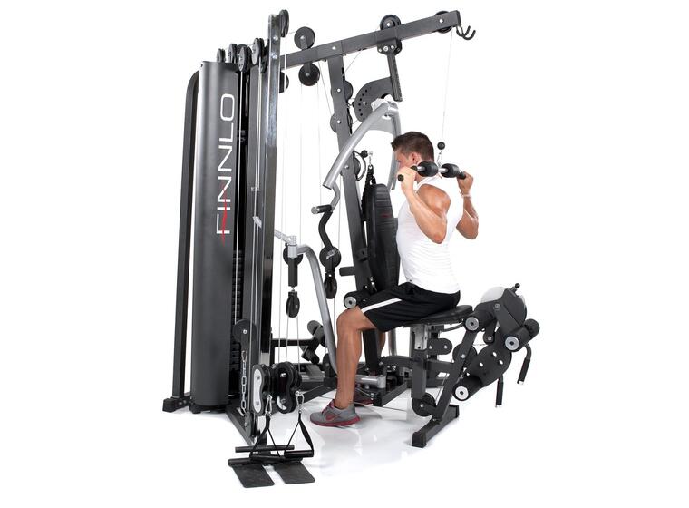 Multigym Finnlo Autark 6600 Latsdrag Butterfly Rodd Bensträck Benböj 