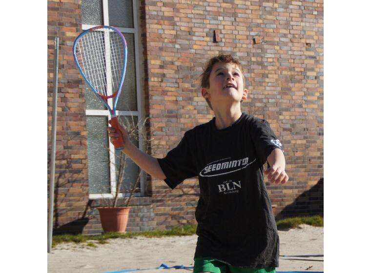 Speedminton® FUN Set 2 racket, 2 bollar, 2 ljusstavar 