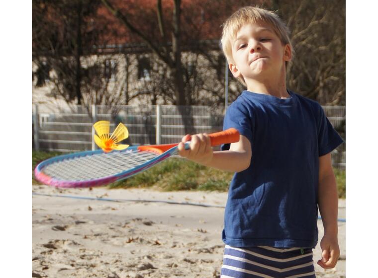 Speedminton® FUN Set 2 racket, 2 bollar, 2 ljusstavar 