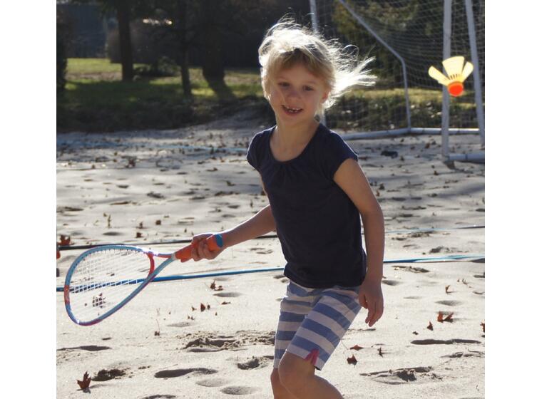 Speedminton® FUN Set 2 racket, 2 bollar, 2 ljusstavar 