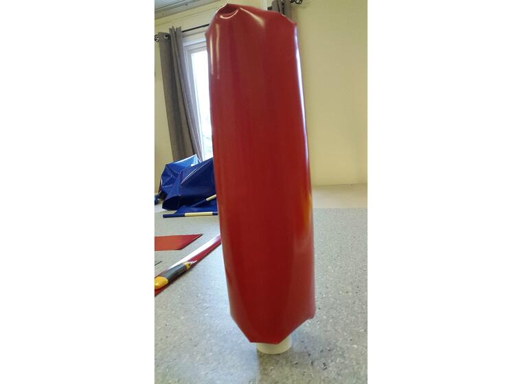 Stolpskydd | Skydd i pulkabacken 1m 100x100x 5 cm |  Med öljetter 