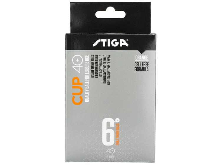 Bordtennisboll Stiga Cup 6 st. Orange