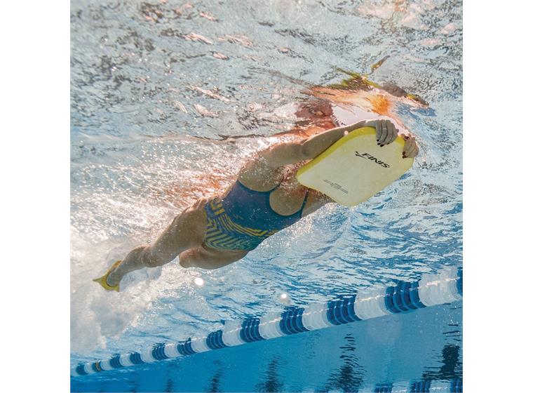 FINIS kickboard/benplatta Sr Gul - seniorstorlek
