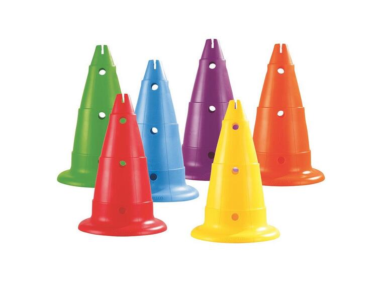 Koner med hål 6 st | 50 cm Tål sträng kyla 