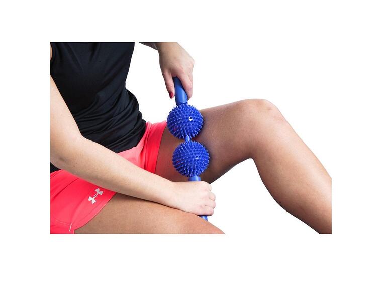 Massagerulle Duo 43 cm Med 2 piggbollar 