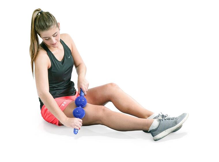Massagerulle Duo 43 cm Med 2 piggbollar 