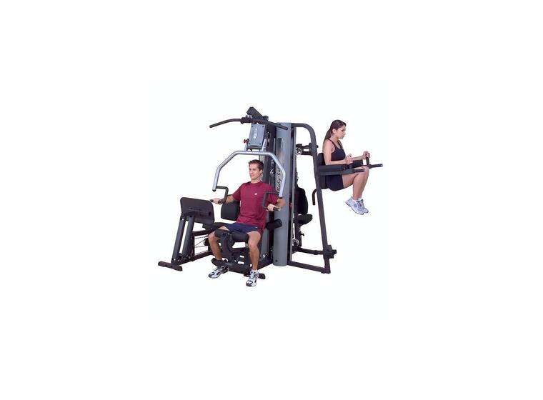 Multigym Body-Solid för 2 pers Benpress Rodd Latsdrag Bänkpres mm 