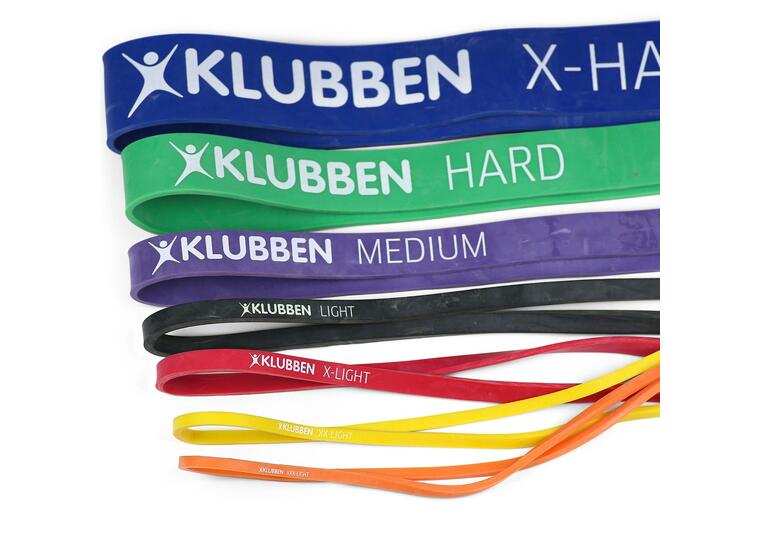 Powerband paket med 7 band 7 band med olika styrkor 