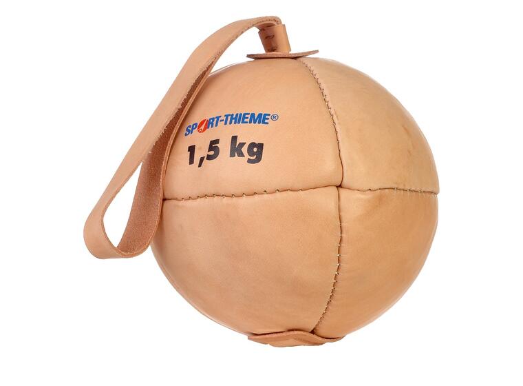 Slung boll av läder Kastboll med handtag | 1,5 kg 