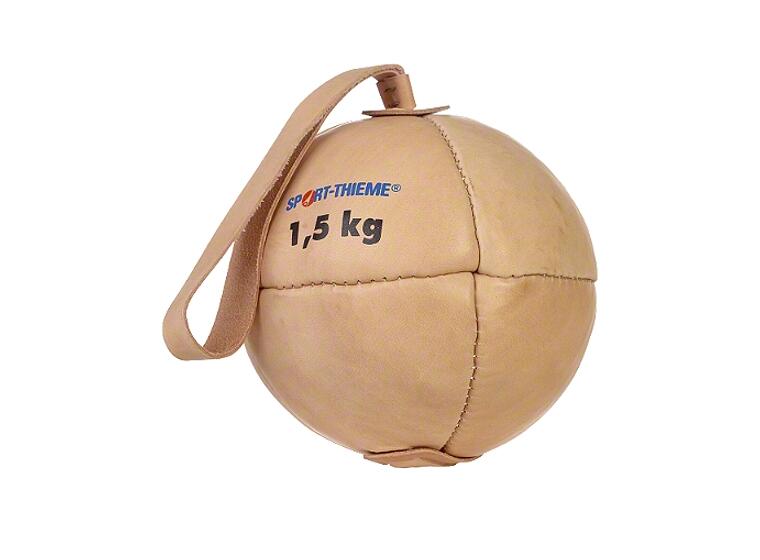 Slung boll av läder Kastboll med handtag | 1,5 kg 