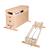 Plint Multiplex 4 sektioner 150x50x90 cm Med hjul | TÜV/GS certifierad | Beige 