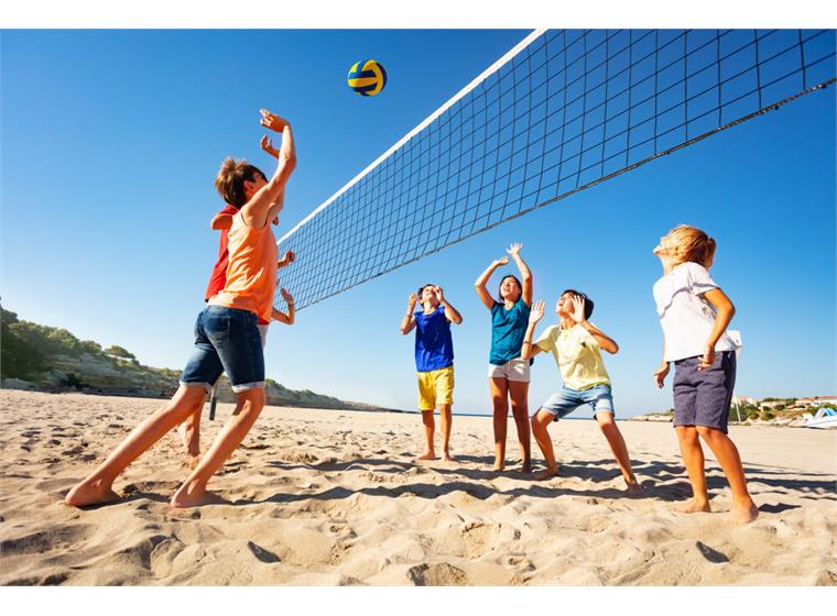 Beachvolleybollnät SunVolley LC Beachvolleybollnät 9,5 m | Stolpar | Bag