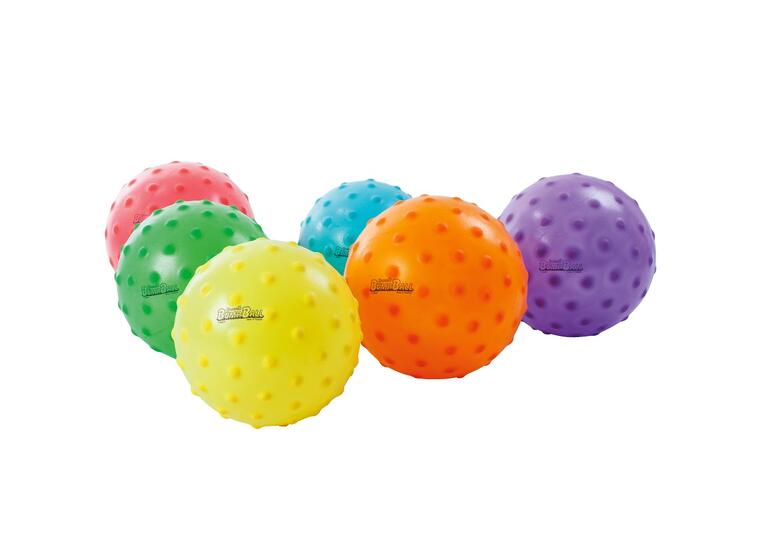 Slomo Bump bollar| 6 st. Set med noppriga bollar | 21 cm 