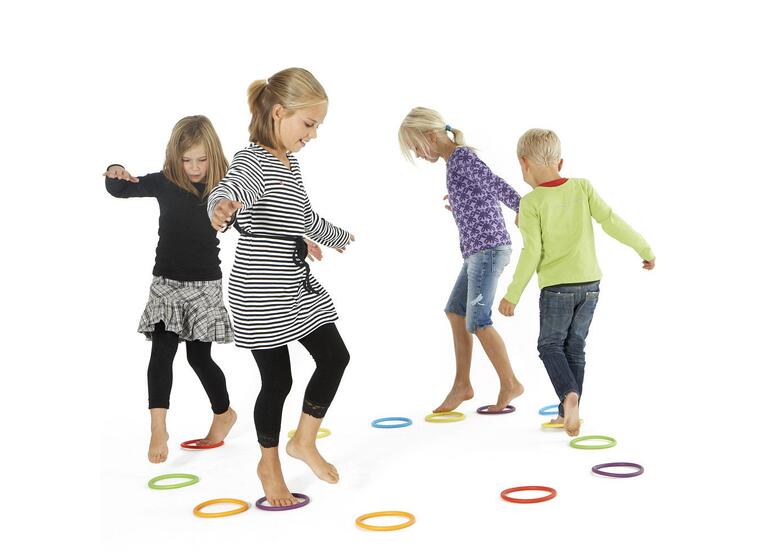 Aktivitetsringar 24 st Set med ringar i 6 olika färger 