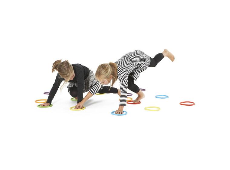 Aktivitetsringar 24 st Set med ringar i 6 olika färger 