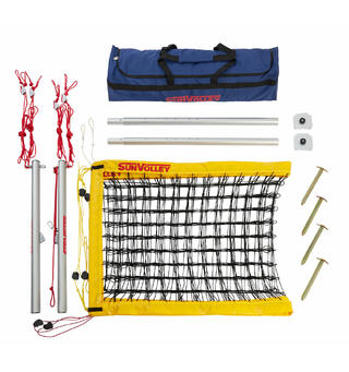 Beachvolleybollset SunVolley Plus Beachvolleybollnät 9,5 m | Stolpar | Bag