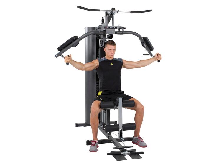 Multigym Finnlo Autark 600 Butterfly Lats Rodd Bänk Ben Arm 