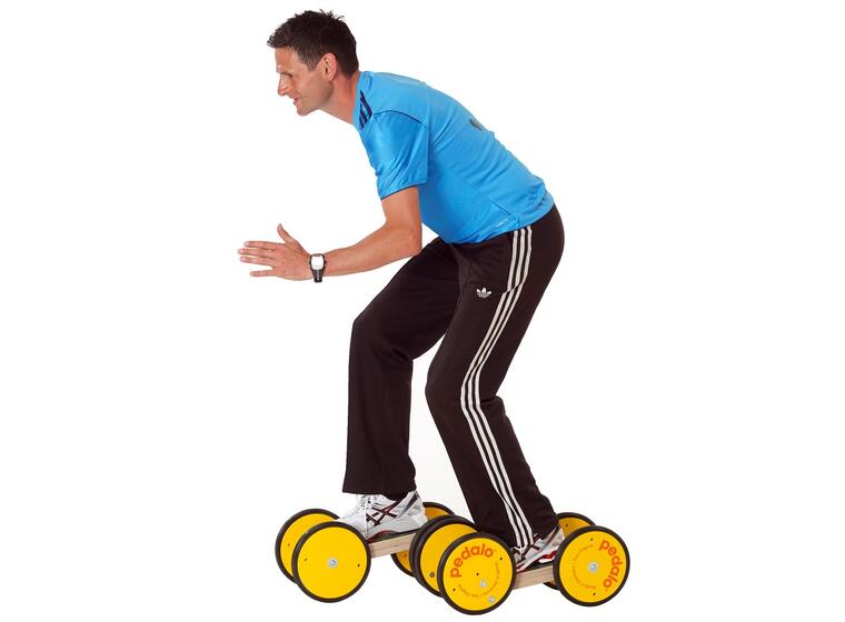 Pedalo Wawago Dubbelpedalo med 8 st hjul 