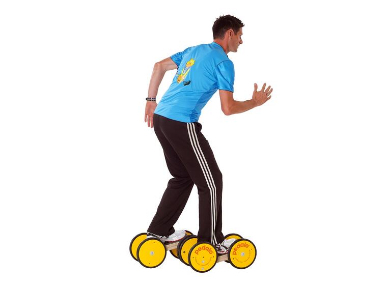 Pedalo Wawago Dubbelpedalo med 8 st hjul 