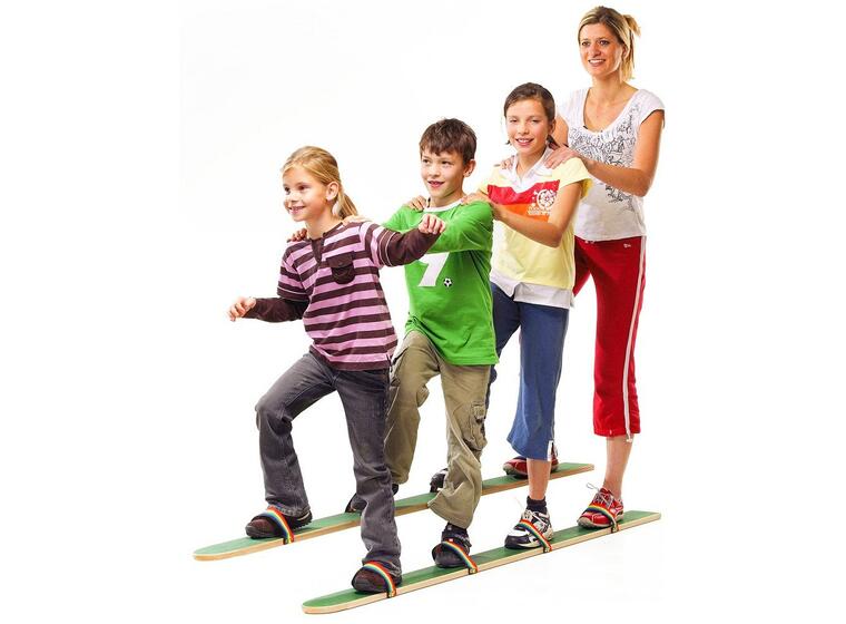 Teambuilding | Skidor Pedalo | 160 cm Skidor för samarbete 4 personer 