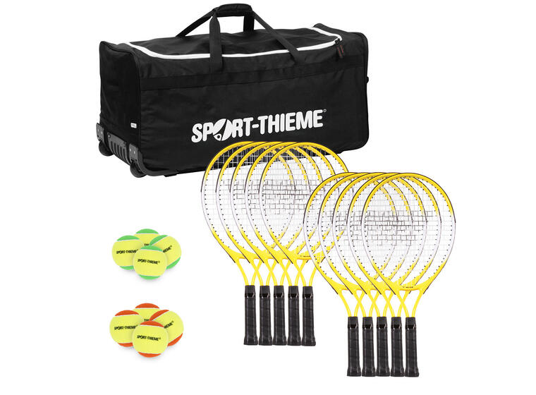 Tennisset Mini 10 tennisracket | 24 tennisbollar| Väska 