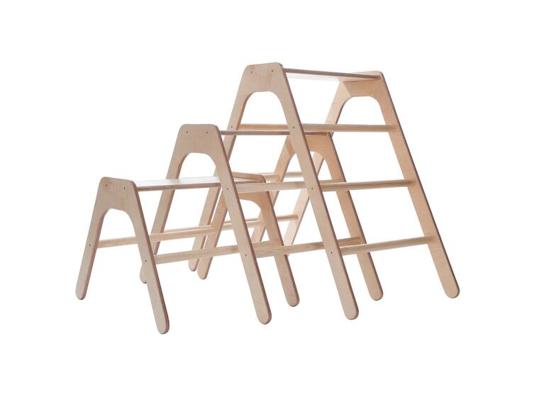 Träbock | trappa | stege | set med 3 st Liten | Medium | Stor 