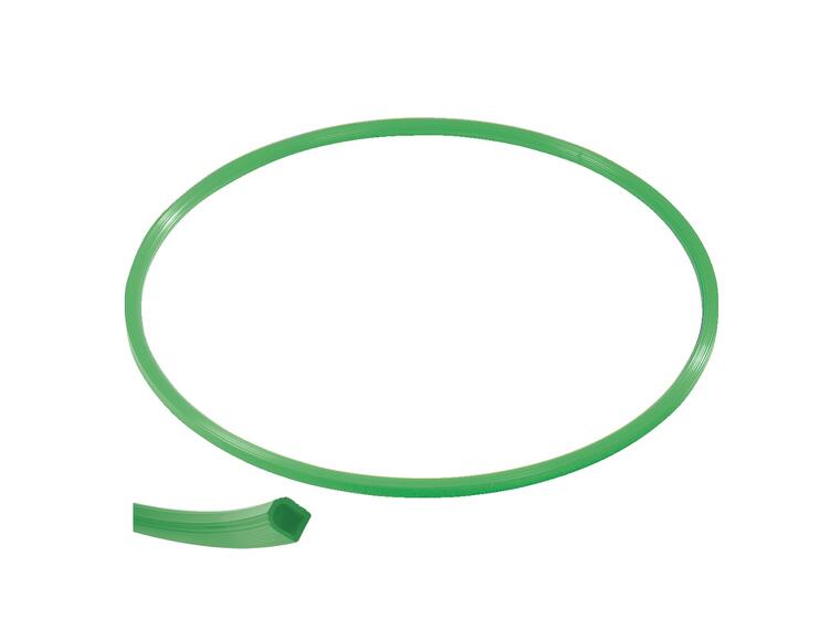 Tunnband i plast | 70 cm | Grön Rockring med kantprofil 