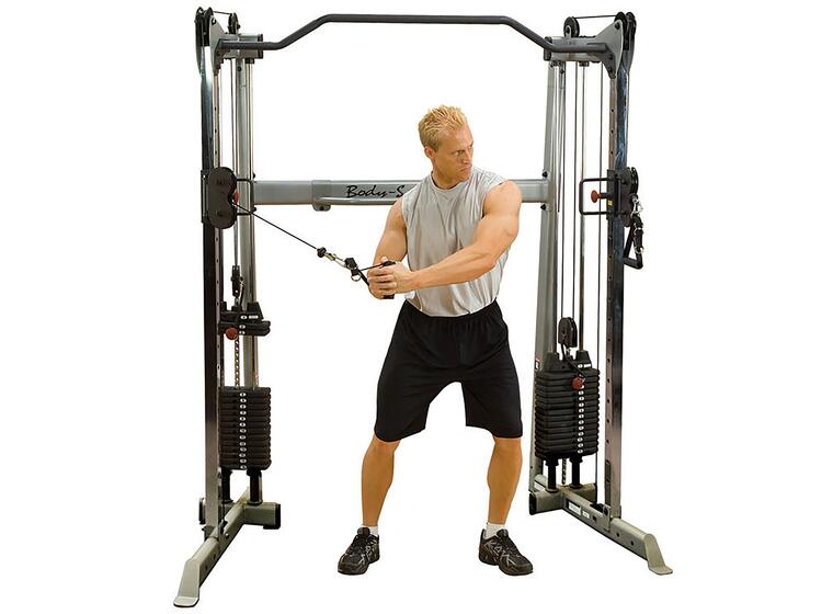 Body-Solid Cable-Crossover 198x103x212 cm | 2 x 72,5 kg 
