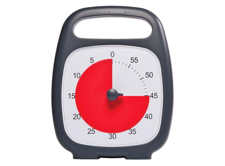 Time Timer "Plus" Visar kvarvarande tid Bordsklocka med lättlästa siffror 