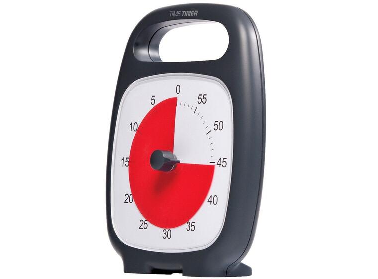 Time Timer "Plus" Visar kvarvarande tid Bordsklocka med lättlästa siffror 